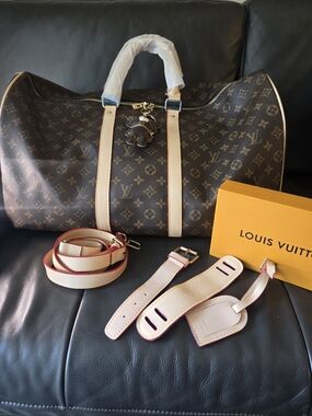 Luxury Monogram 55cm Duffle Bag  (+4 Accesories)